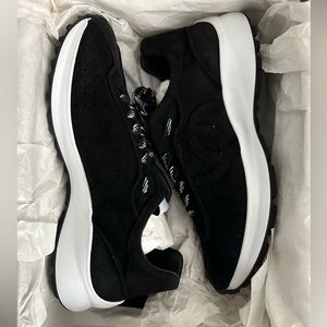Chanel Suede Goatskin Sneakers